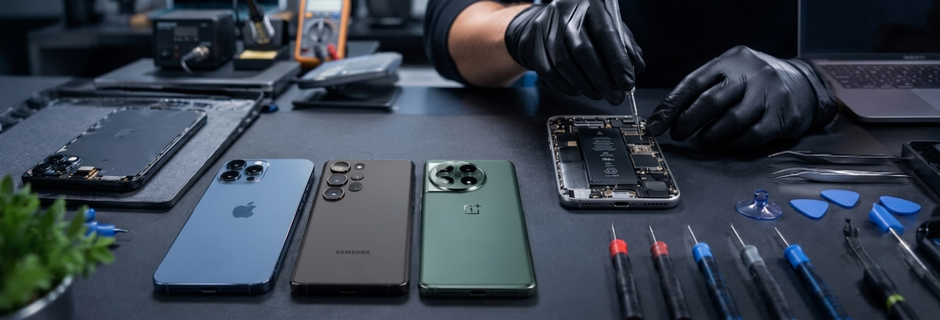 Phone Repair Services in Australia for iPhone, Samsung & OnePlus Smartphones